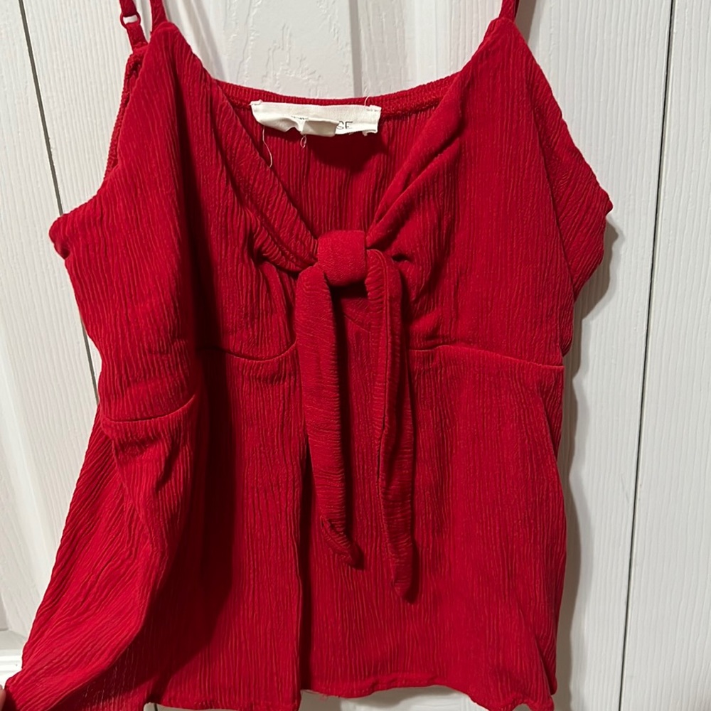 Pink Rose red tank top
